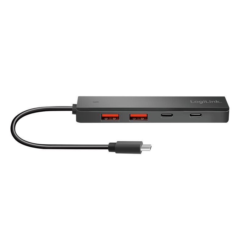 Logilink 4-portos USB2.0 HUB Black