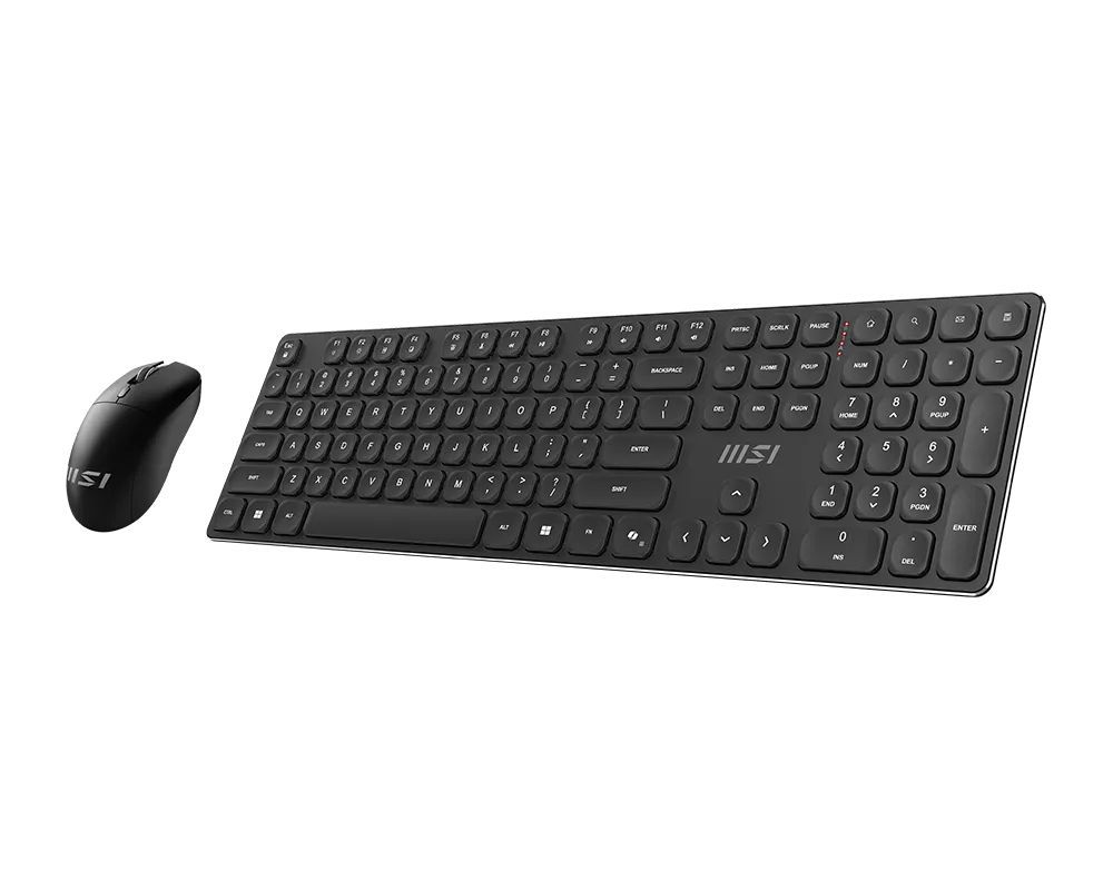 Msi FORGE K210 Wireless Keyboard Combo Black US Msi FORGE K210 Wireless Keyboard Combo Black US
