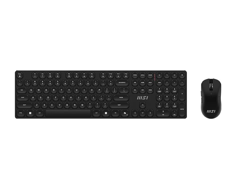 Msi FORGE K210 Wireless Keyboard Combo Black US Msi FORGE K210 Wireless Keyboard Combo Black US