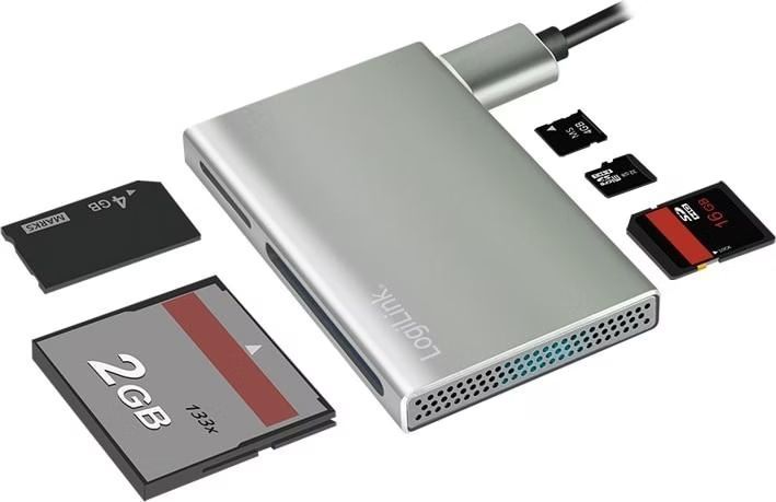 Logilink CR0048 USB 3.2 multi Card Reader Aluminium Logilink CR0048 USB 3.2 multi Card Reader Aluminium