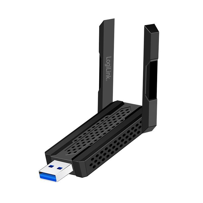 Logilink WL0250 Wi-Fi 6E 5.8 GHz USB adapter Black Logilink WL0250 Wi-Fi 6E 5.8 GHz USB adapter Black