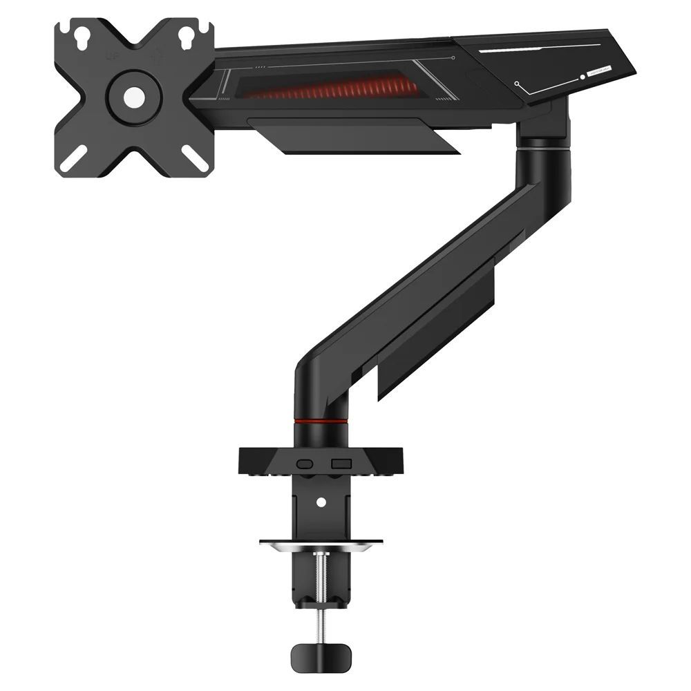Savio UM-05 Monitor spring desk mount 17"-40" Black