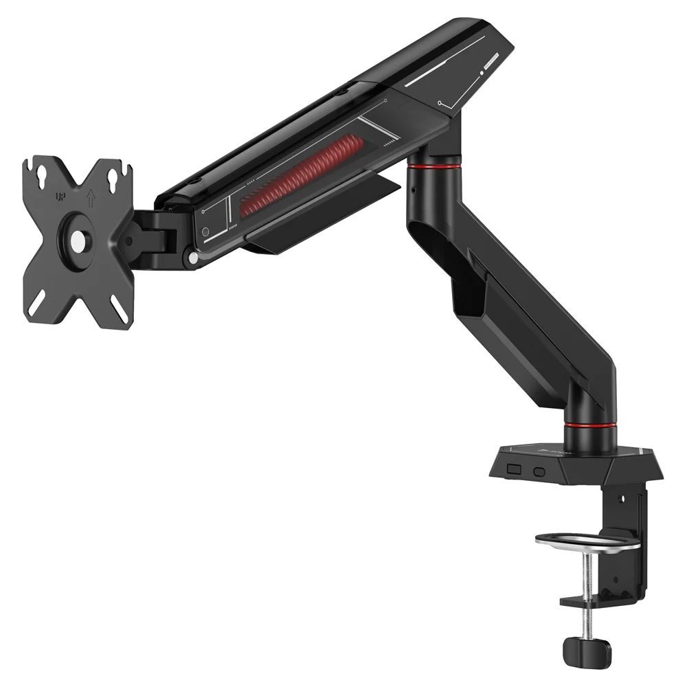 Savio UM-05 Monitor spring desk mount 17"-40" Black