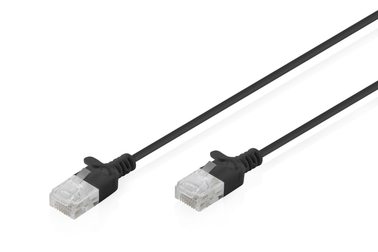 Digitus CAT6 U-UTP Patch Cable 1m Black Digitus CAT6 U-UTP Patch Cable 1m Black