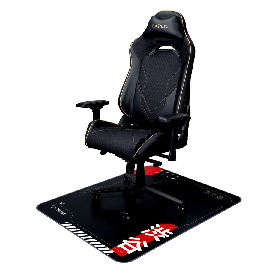 Trust GXT 715 Chair Mat Black/Red Trust GXT 715 Chair Mat Black/Red