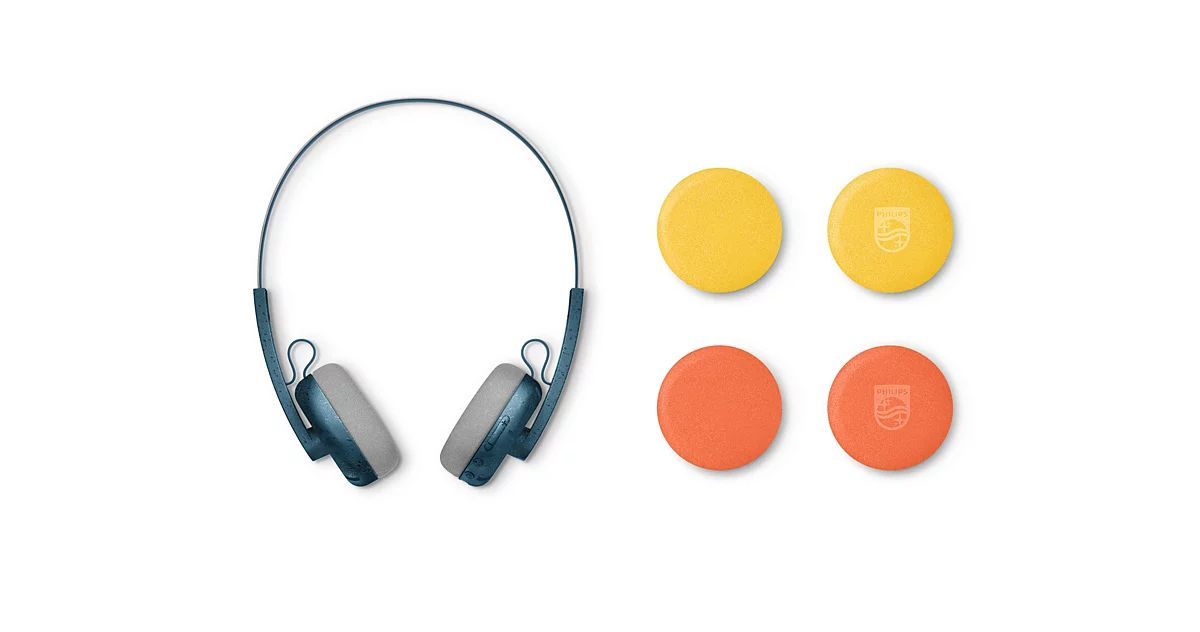 Philips The Ringo Bluetooth Headphones Blue Philips The Ringo Bluetooth Headphones Blue