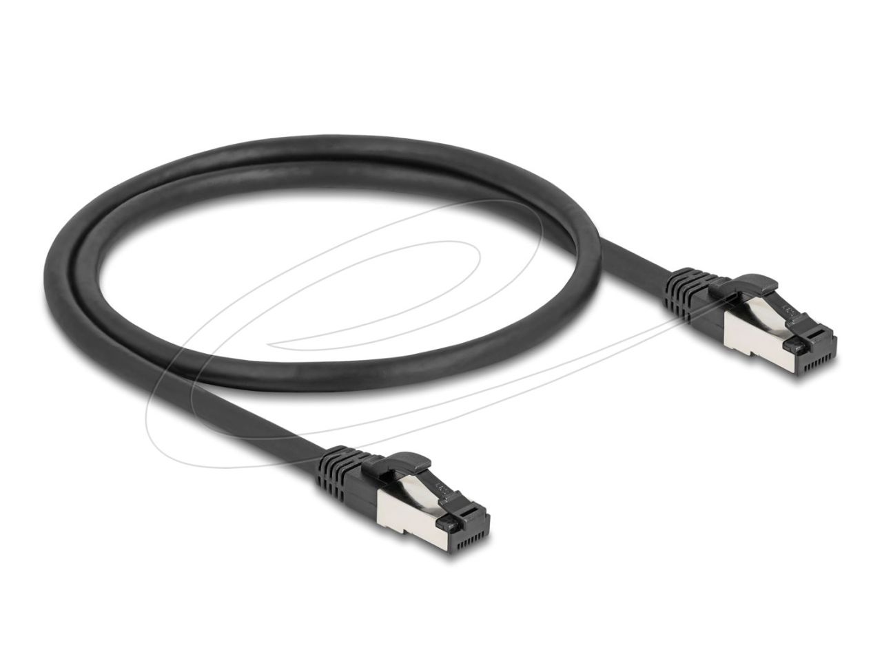 DeLock CAT8.1 S-FTP Patch Cable 0,5m Black DeLock CAT8.1 S-FTP Patch Cable 0,5m Black