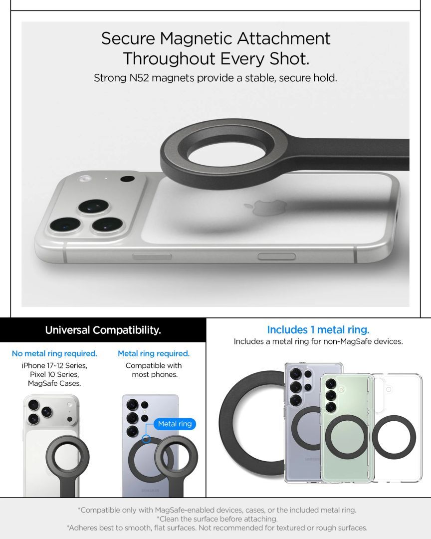 Spigen MagSafe Tripod Selfie Stick Black Spigen MagSafe Tripod Selfie Stick Black