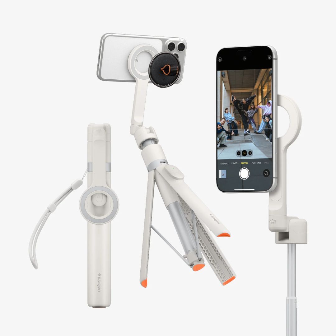 Spigen MagSafe Tripod Selfie Stick Dune Beige Spigen MagSafe Tripod Selfie Stick Dune Beige