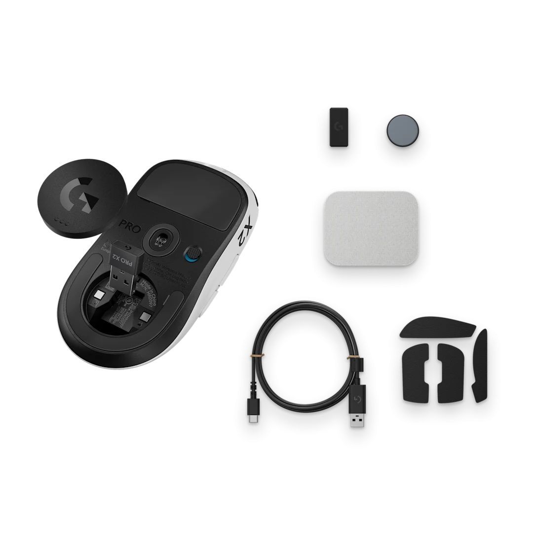 Logitech G Pro X2 Superstrike Wireless Gaming Mouse White/Black Logitech G Pro X2 Superstrike Wireless Gaming Mouse White/Black