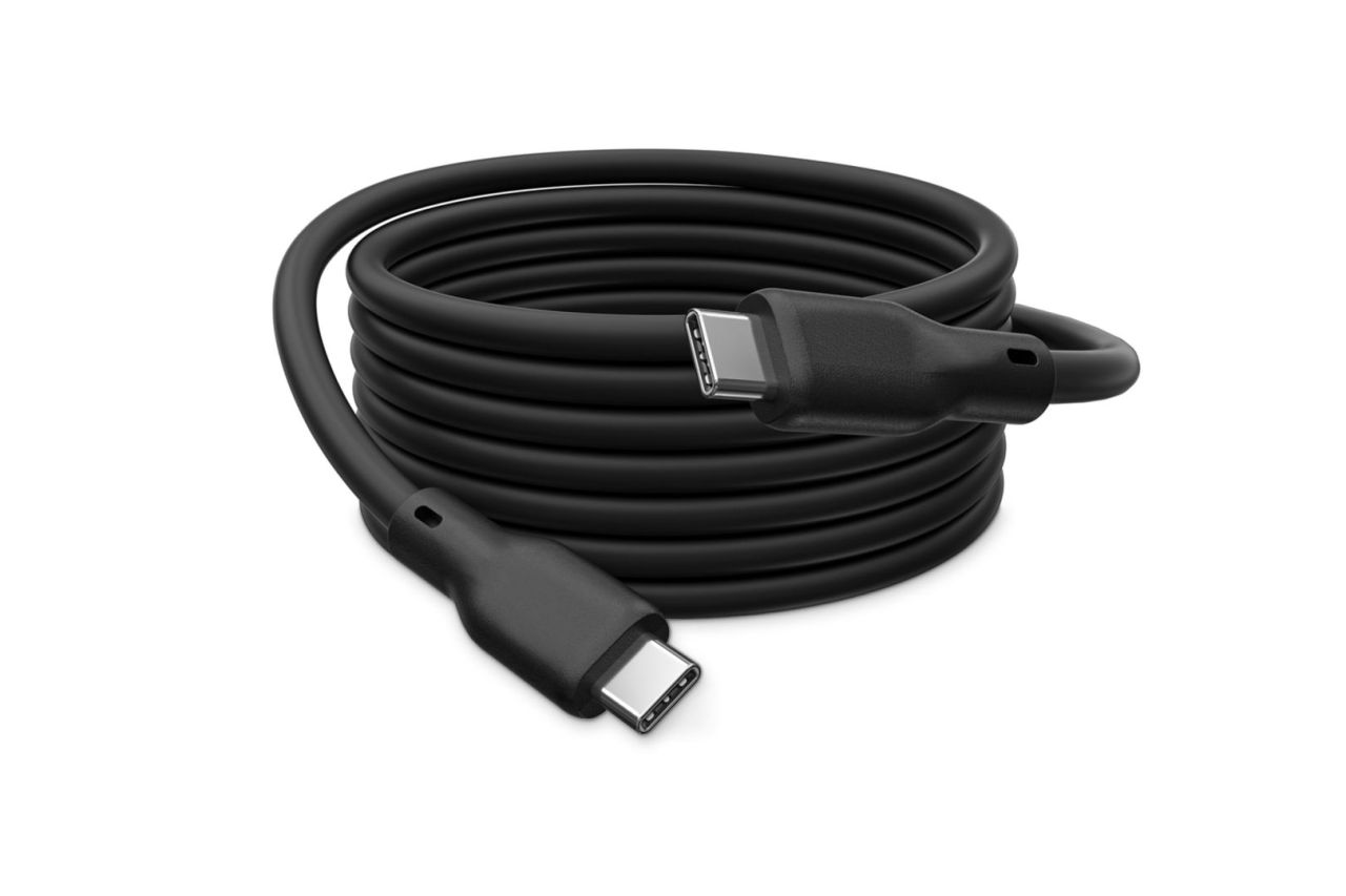 Digitus USB Silicone connection USB-C - USB-C cable 1,5m Black