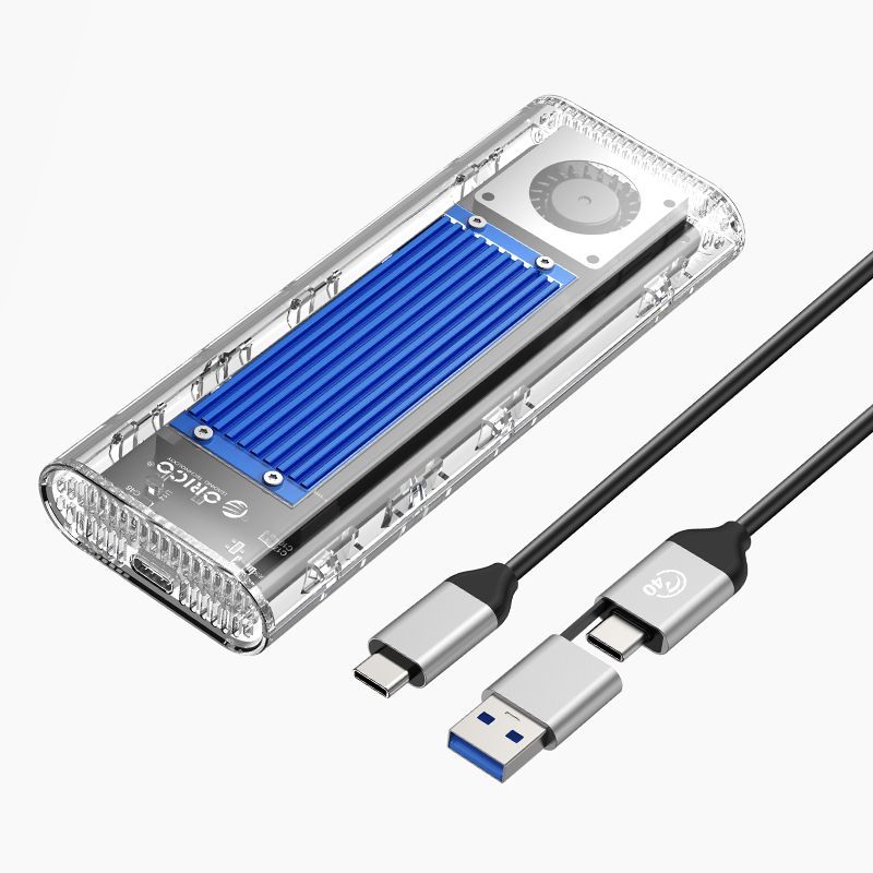 Orico TCM2-U4-BL USB4 M.2 NVMe SSD Enclosure Blue