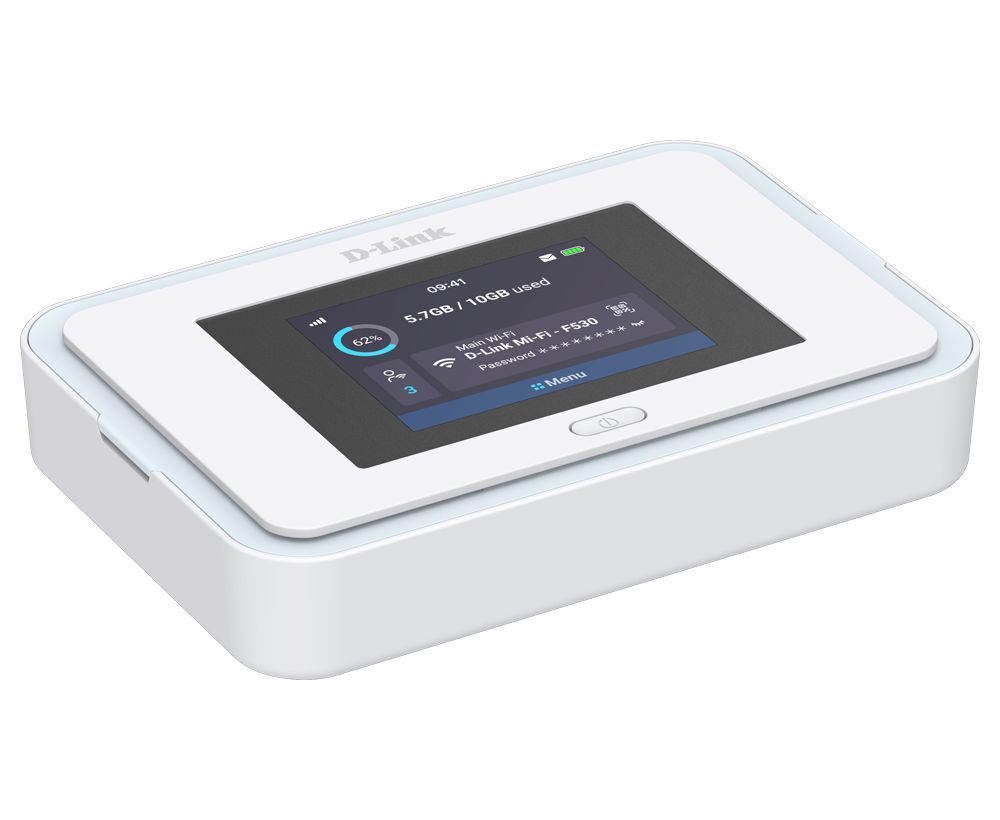 D-Link F530 5G NR AX3000 Wi-Fi 6 Mobile Hotspot D-Link F530 5G NR AX3000 Wi-Fi 6 Mobile Hotspot