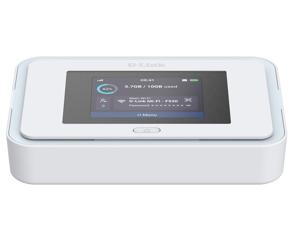 D-Link F530 5G NR AX3000 Wi-Fi 6 Mobile Hotspot D-Link F530 5G NR AX3000 Wi-Fi 6 Mobile Hotspot