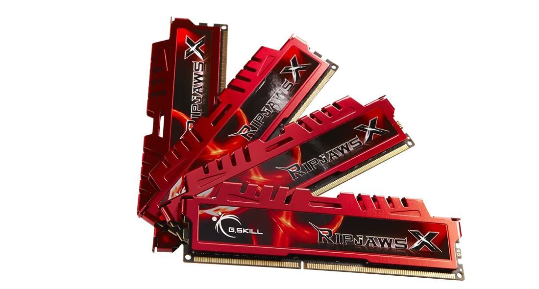 G.SKILL 16GB DDR3 1600MHz Kit(4x4GB) RipjawsX Red G.SKILL 16GB DDR3 1600MHz Kit(4x4GB) RipjawsX Red