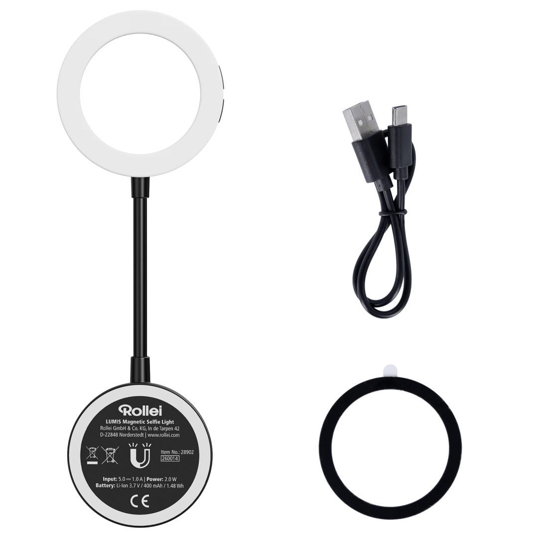 Rollei LUMIS Magnetic LED Ring Light for Selfies Rollei LUMIS Magnetic LED Ring Light for Selfies