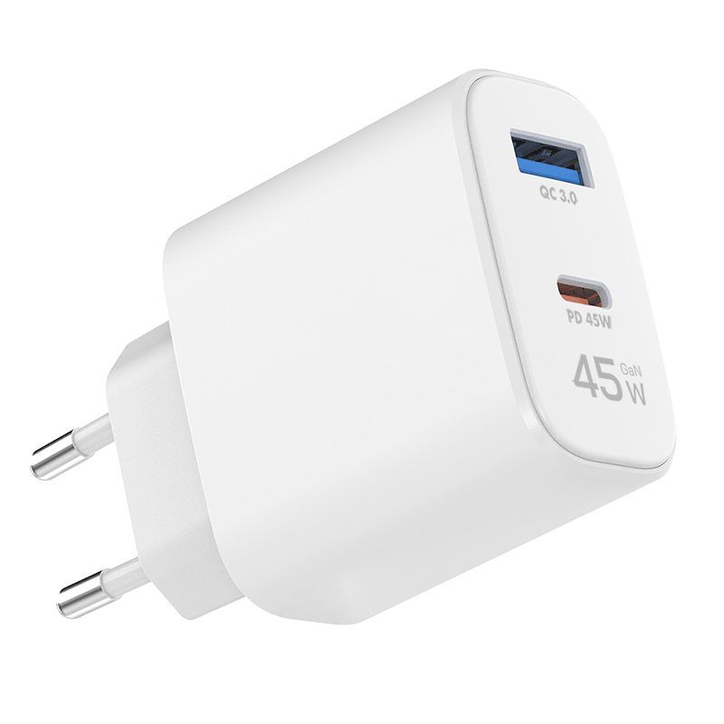 Logilink USB-A/C charger 45W White Logilink USB-A/C charger 45W White