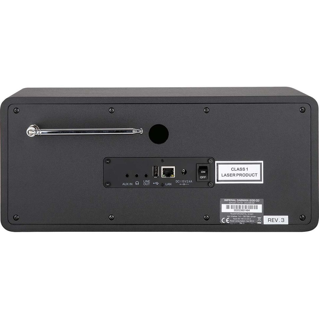 Imperial DABMAN i205 Hybrid Internet Radio Black