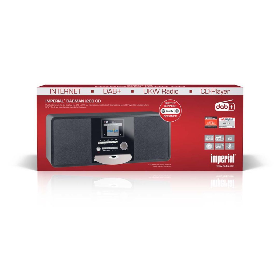 Imperial DABMAN i205 Hybrid Internet Radio Black