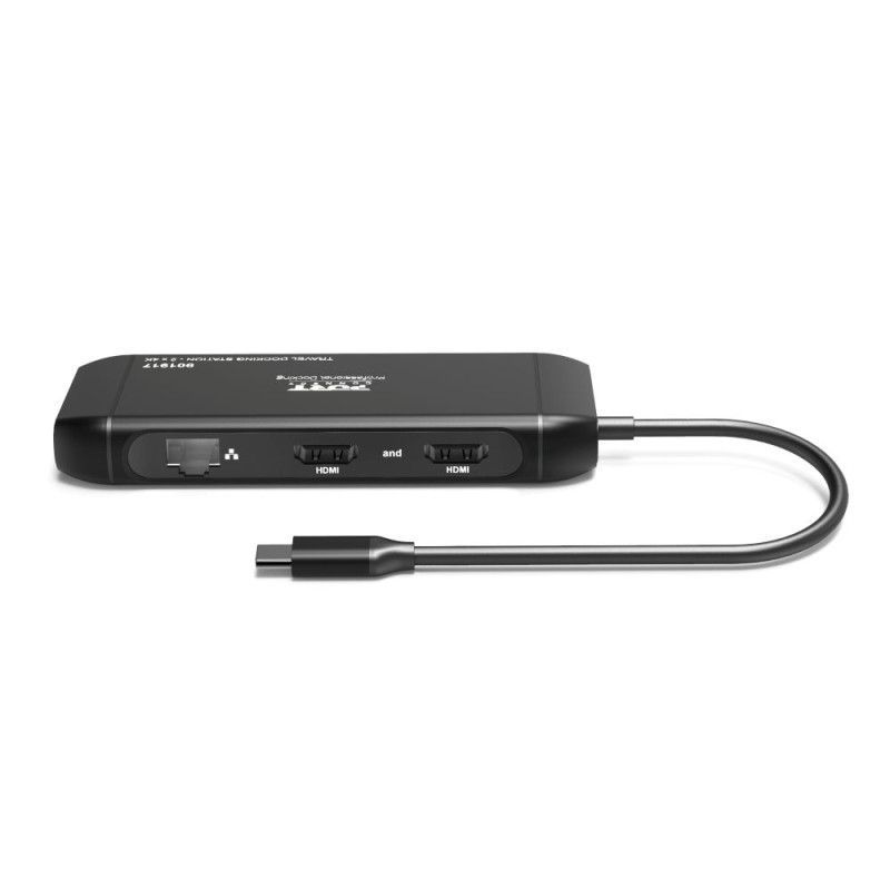 Port Designs 7in1 Mobile Docking Station 2x4K USB-C 100W Black