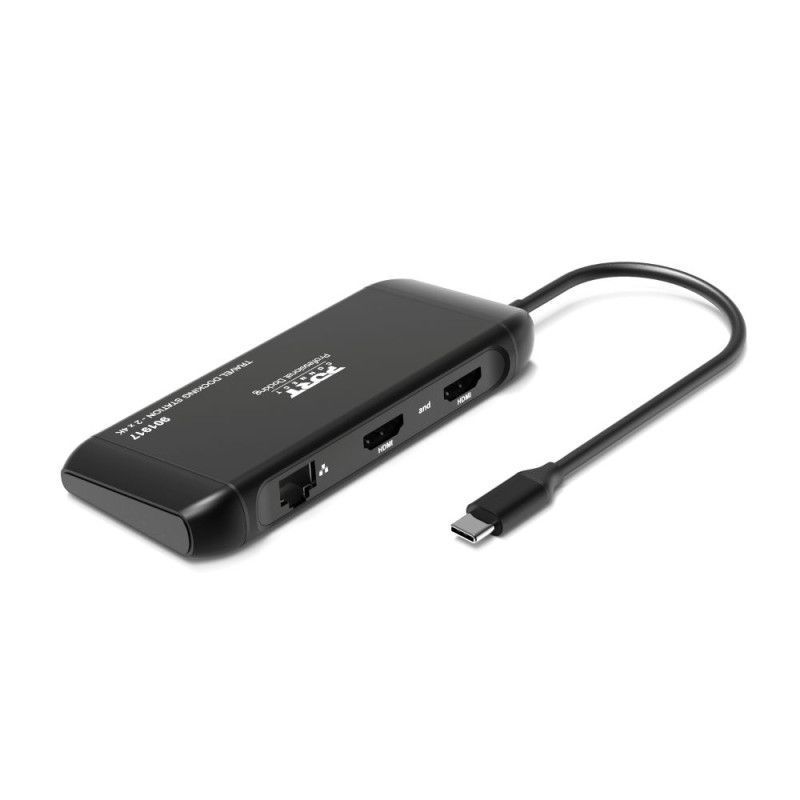 Port Designs 7in1 Mobile Docking Station 2x4K USB-C 100W Black