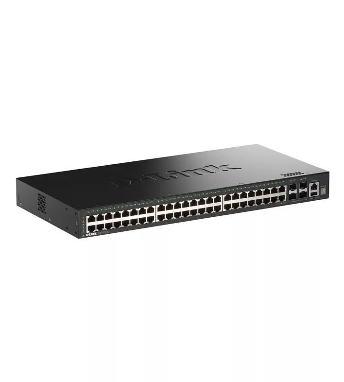 D-Link DGS-1530-52/E 48-Port Gigabit Stackable Smart Managed Switch D-Link DGS-1530-52/E 48-Port Gigabit Stackable Smart Managed Switch