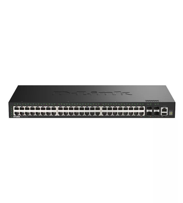 D-Link DGS-1530-52/E 48-Port Gigabit Stackable Smart Managed Switch D-Link DGS-1530-52/E 48-Port Gigabit Stackable Smart Managed Switch