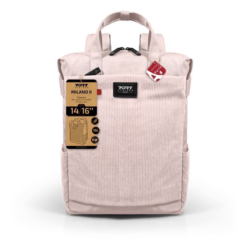 Port Designs Milano II ECO Notebook backpack 14/16" Blush Pink
