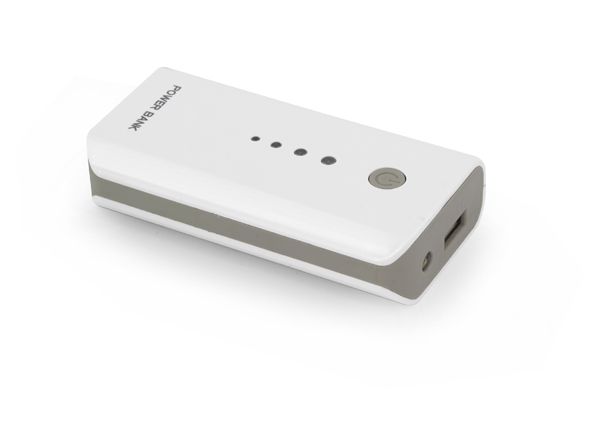 Esperanza Electron 5200 mAh Power Bank White/Grey Esperanza Electron 5200 mAh Power Bank White/Grey