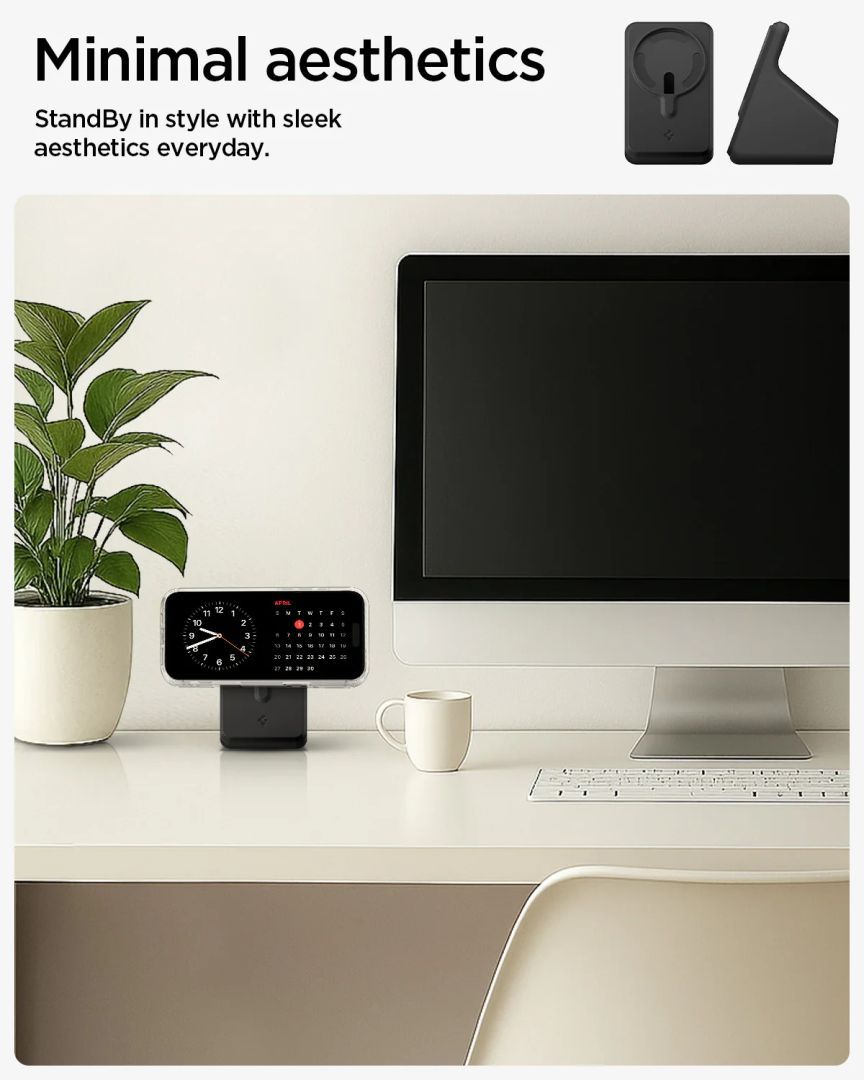 Spigen MagSafe Charger Stand S Black Spigen MagSafe Charger Stand S Black