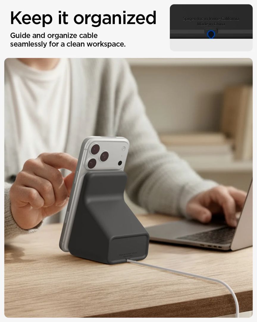 Spigen MagSafe Charger Stand S Black Spigen MagSafe Charger Stand S Black