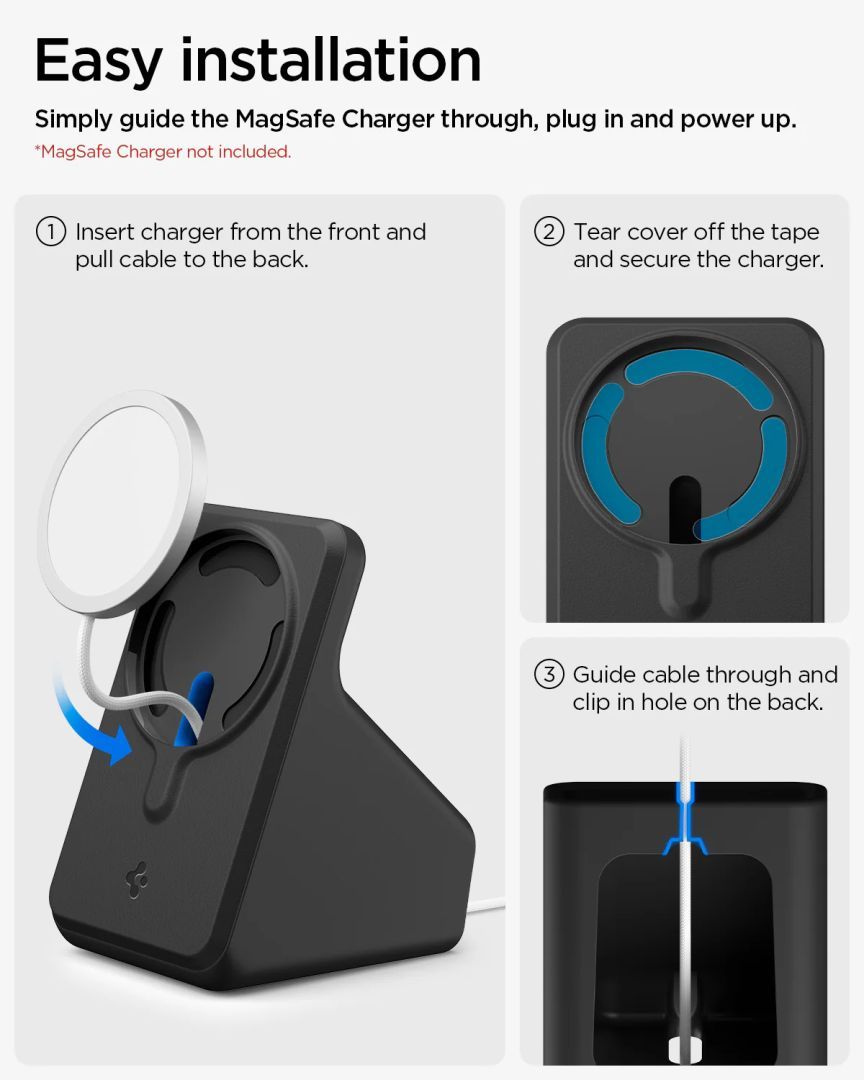 Spigen MagSafe Charger Stand S Black Spigen MagSafe Charger Stand S Black