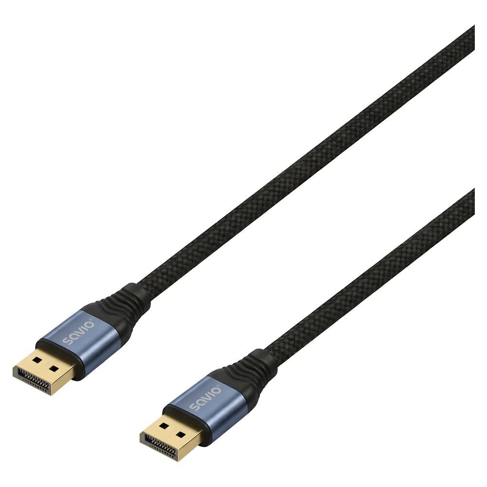 Savio CL-209 DisplayPort 8K cable 1m Black Savio CL-209 DisplayPort 8K cable 1m Black