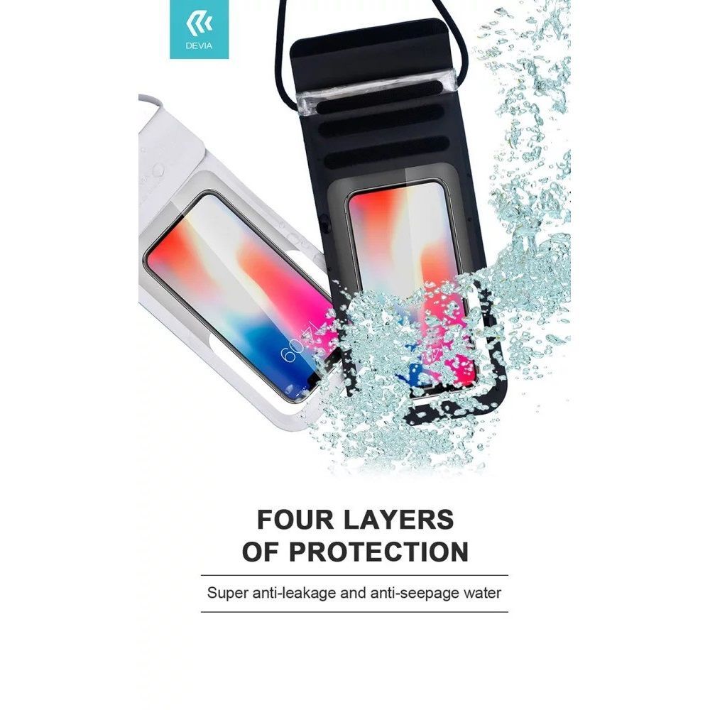 Devia Evia Universal Waterproof case 7" Black