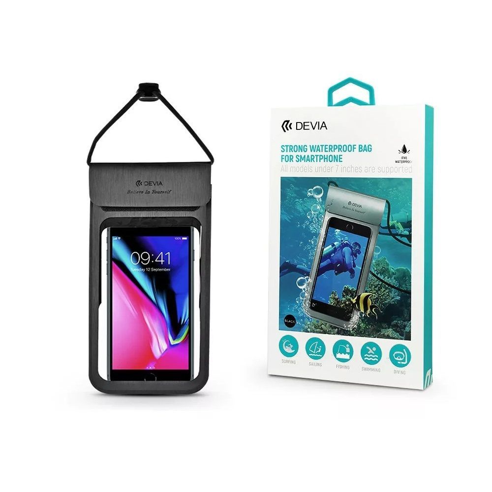 Devia Evia Universal Waterproof case 7" Black