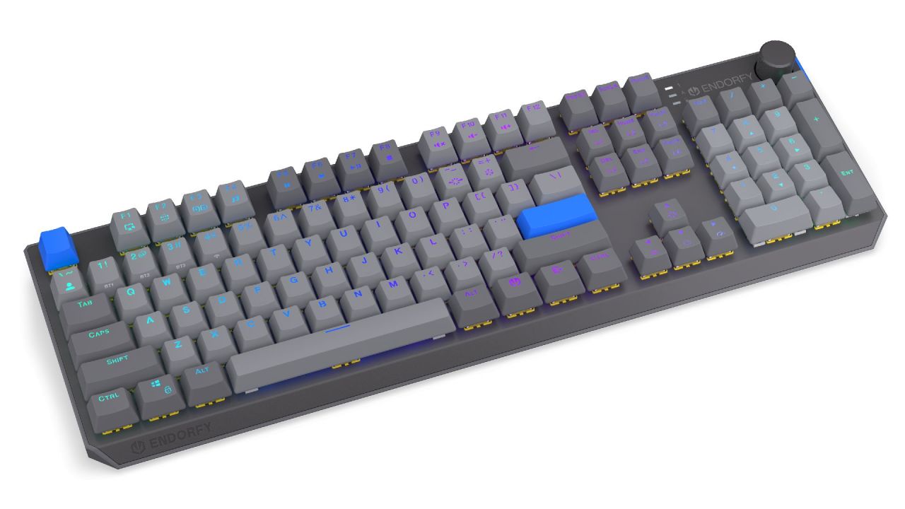 Endorfy Thock V2 Wireless Bluetooth Keyboard Grey US