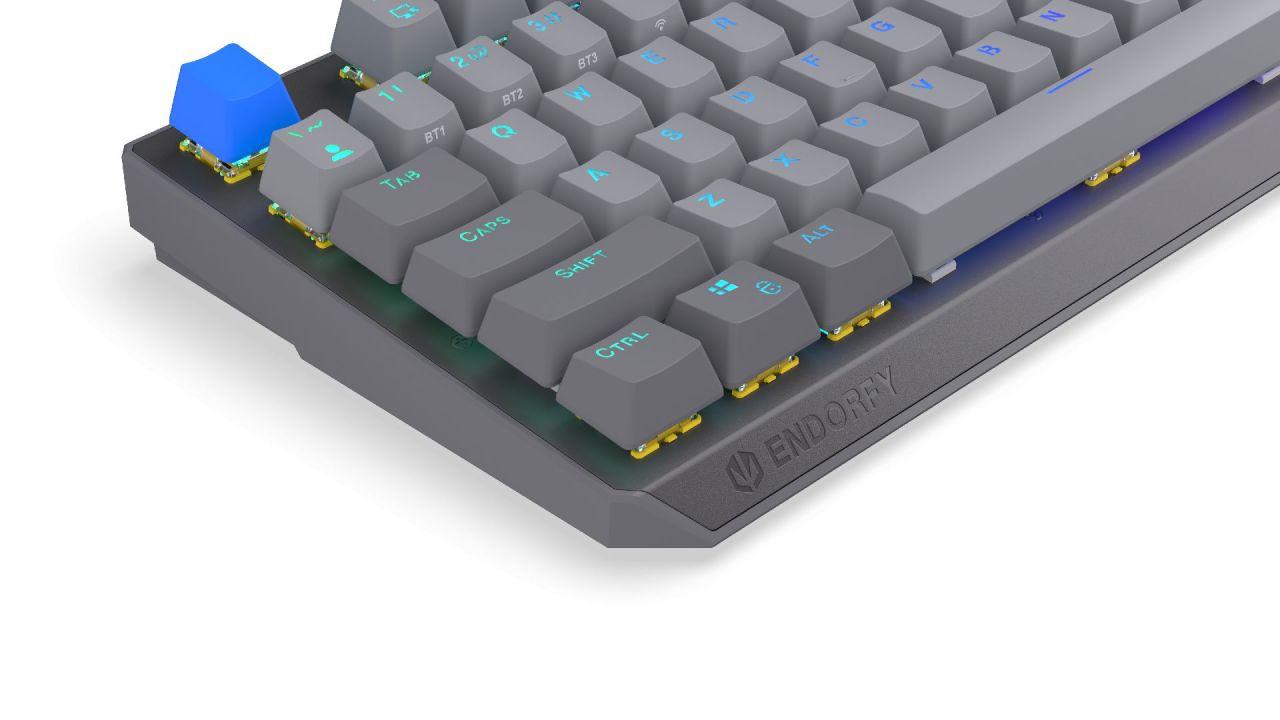 Endorfy Thock V2 Wireless Bluetooth Keyboard Grey US