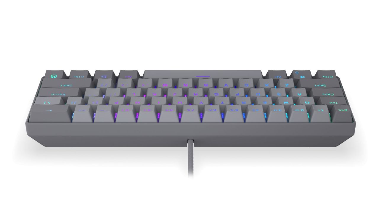 Endorfy Thock V2 Compact Red Switch Mechanical Keyboard Grey US