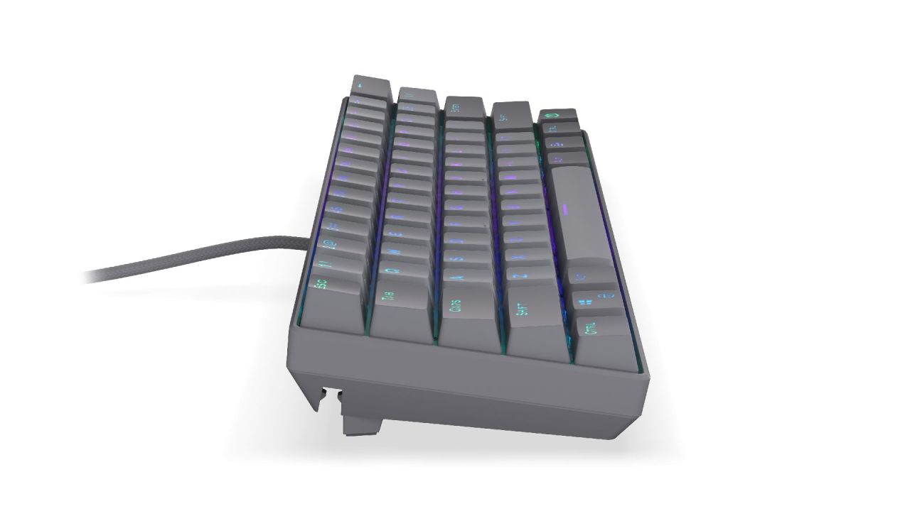 Endorfy Thock V2 Compact Red Switch Mechanical Keyboard Grey US