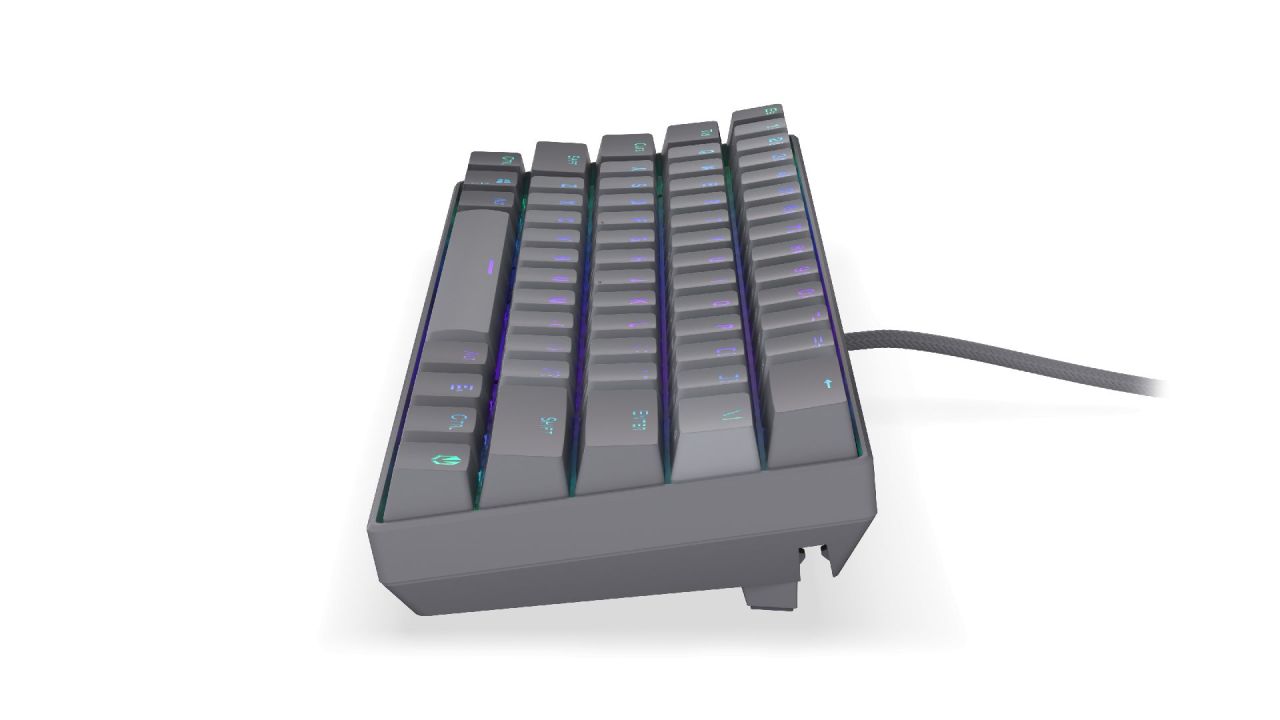 Endorfy Thock V2 Compact Red Switch Mechanical Keyboard Grey US