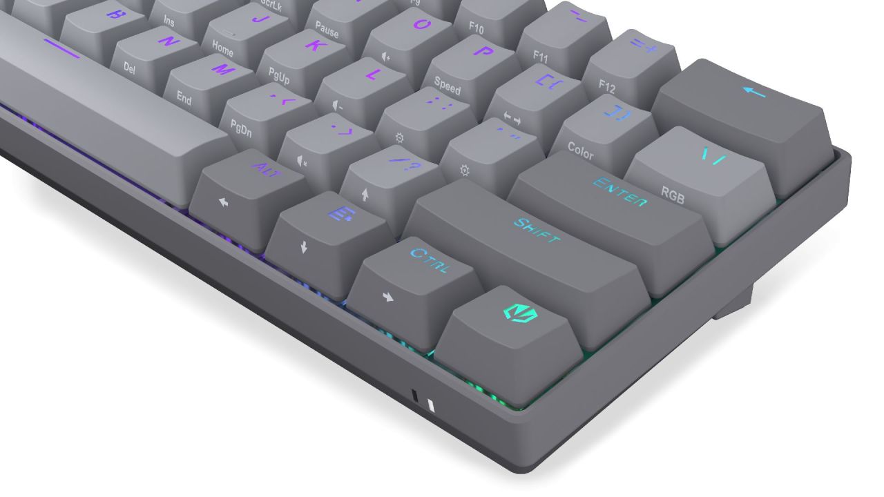 Endorfy Thock V2 Compact Red Switch Mechanical Keyboard Grey US