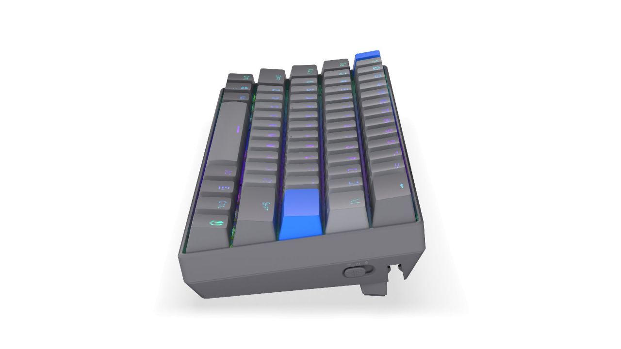 Endorfy Thock V2 Compact Yellow Switch Mechanical Keyboard Grey US