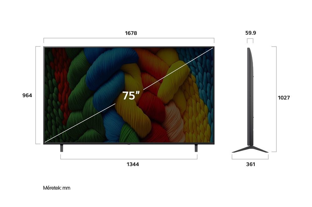 LG 75" 75NANO80A3B LED Smart LG 75" 75NANO80A3B LED Smart