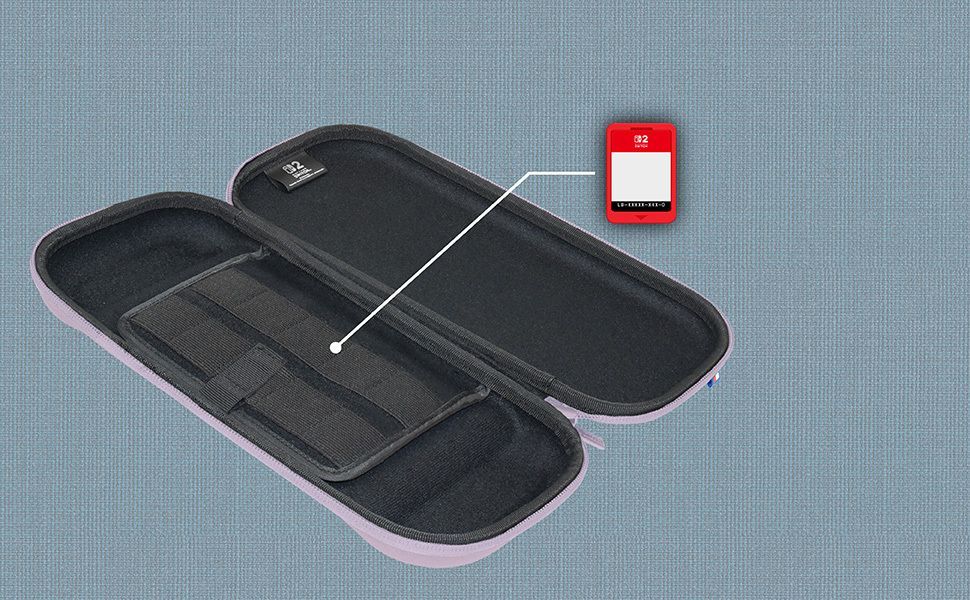 Hori Slim Tough Pouch case for Nintendo Switch 2 Lavender