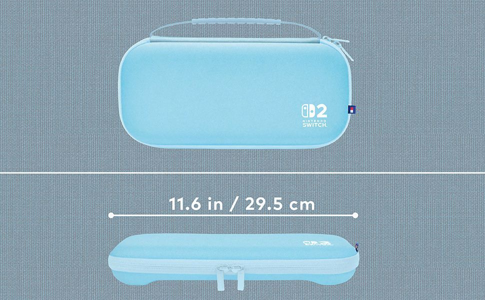 Hori Slim Tough Pouch case for Nintendo Switch 2 Light Blue