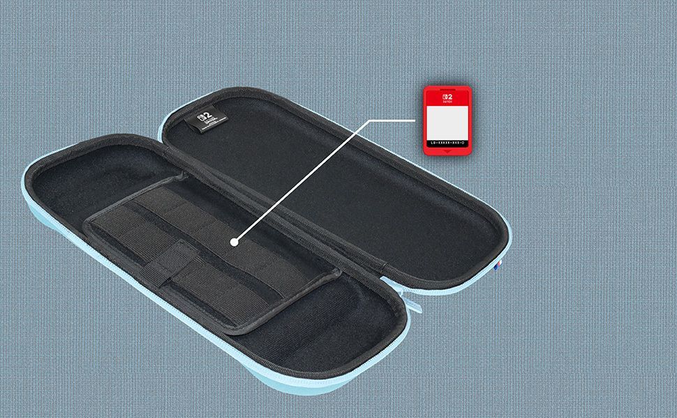 Hori Slim Tough Pouch case for Nintendo Switch 2 Light Blue