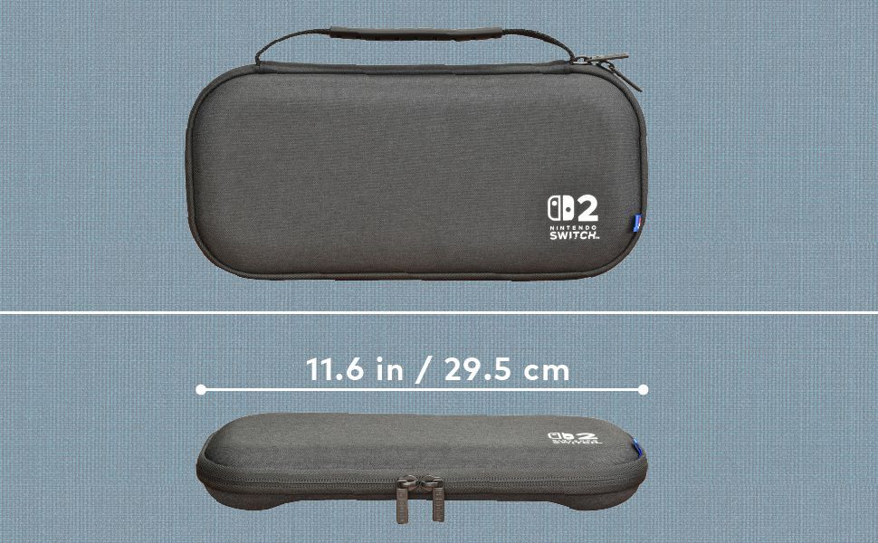 Hori Slim Tough Pouch case for Nintendo Switch 2 Black