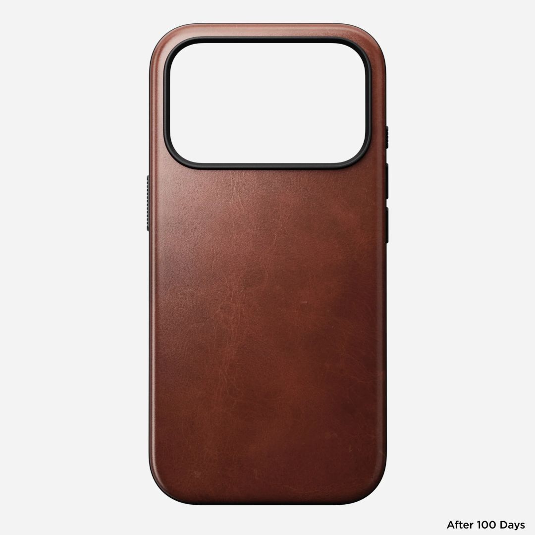 Nomad Modern Horween Leather Case for iPhone 17 Pro Olde Dublin Nomad Modern Horween Leather Case for iPhone 17 Pro Olde Dublin