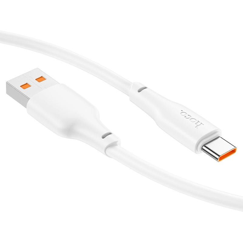 Hoco X93 Force 27W USB-A to USB-C charging data cable 1m White Hoco X93 Force 27W USB-A to USB-C charging data cable 1m White