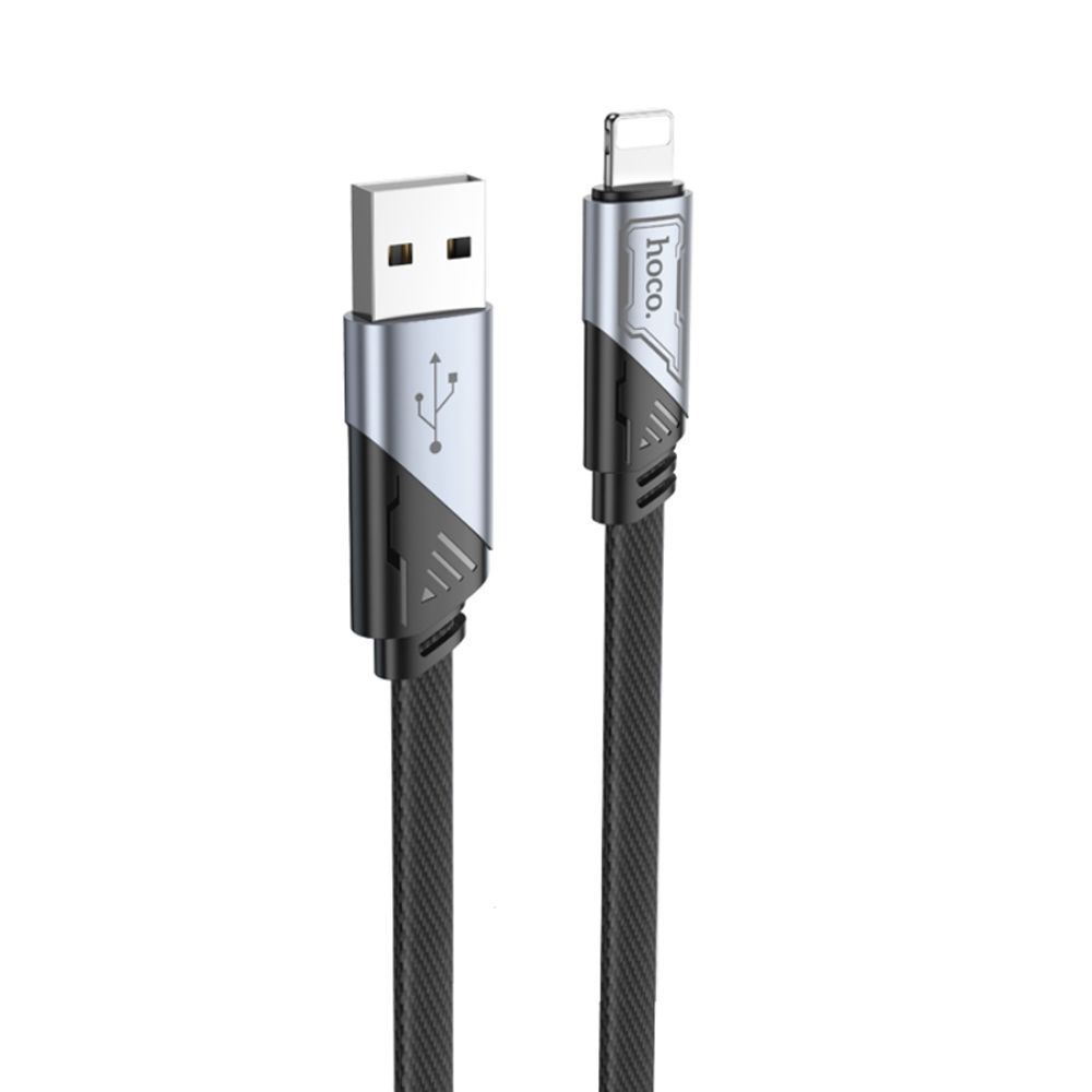 Hoco U119 Machine USB-A to Lightning charging data cable 1,2m Black Hoco U119 Machine USB-A to Lightning charging data cable 1,2m Black